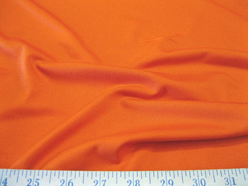 Discount Fabric Lycra Spandex 4 way stretch Solid Orange 920LY Discount Fabric Lycra Spandex 4 way stretch Solid Orange 920LY