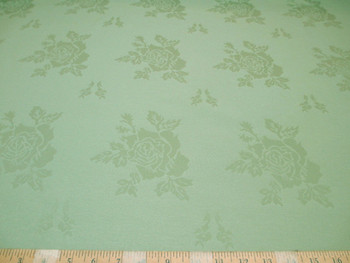 Discount Fabric Upholstery Drapery Twill Jacquard All Over Rose Kiwi Green 40DR Discount Fabric Upholstery Drapery Twill Jacquard All Over Rose Kiwi Green 40DR
