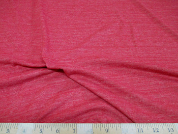 Discount Fabric 4 way Stretch Cotton Blend Heather Red 100SC Discount Fabric 4 way Stretch Cotton Blend Heather Red 100SC