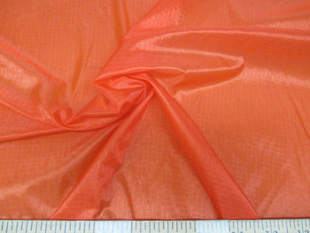Discount Fabric Ripstop Rip Stop Nylon Water Resistant Orange 41RS Discount Fabric Ripstop Rip Stop Nylon Water Resistant Orange 41RS