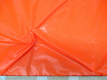 Discount Fabric Ripstop Rip Stop Nylon Water Resistant Neon Orange 42RS Discount Fabric Ripstop Rip Stop Nylon Water Resistant Neon Orange 42RS