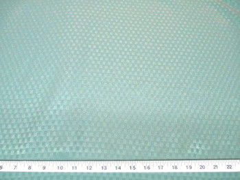 Discount Fabric Drapery Jacquard Check Mint Green 43DR Discount Fabric Drapery Jacquard Check Mint Green 43DR