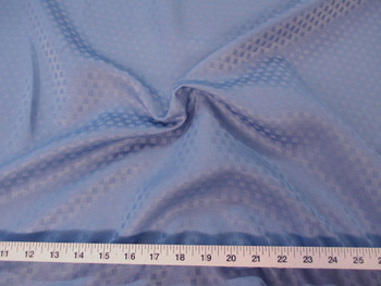 Fabric Drapery Jacquard Check Cornflower Blue 45DR Fabric Drapery Jacquard Check Cornflower Blue 45DR