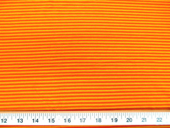 Discount Fabric 4 way Stretch Cotton Blend Orange Striped 107SC Discount Fabric 4 way Stretch Cotton Blend Orange Striped 107SC