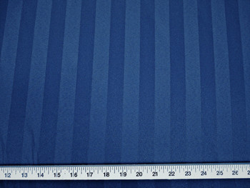 Discount Fabric Upholstery Drapery Brocade Satin Stripe Navy 34DR Discount Fabric Upholstery Drapery Brocade Satin Stripe Navy 34DR