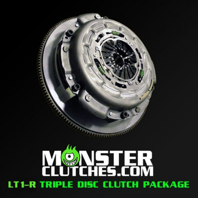 Monster LT1-R Triple Disc Clutch and Flywheel Package (Torque Capacity: 1800RWTQ)