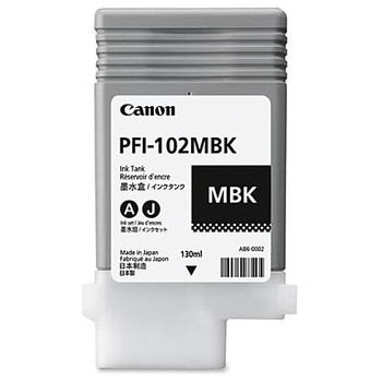 Canon PFI 102MBK - Matte Black Ink Tank 130ml (CIPFI102MBK) Canon PFI 102MBK - Matte Black Ink Tank 130ml (CIPFI102MBK)