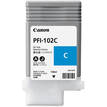 Canon PFI 102C - Cyan Ink Tank 130ml (CIPFI102C) Canon PFI 102C - Cyan Ink Tank 130ml (CIPFI102C)