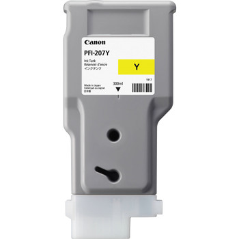 Canon PFI 207Y - Yellow Ink Tank 300ml (CIPFI207Y) Canon PFI 207Y - Yellow Ink Tank 300ml (CIPFI207Y)