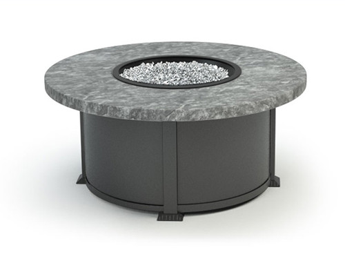 Homecrest"s 42 Inch Sandstone Round Gas Fire Table- As shown Drift sandstone table top and Carbon aluminum powder coated frame. Homecrest"s 42 Inch Sandstone Round Gas Fire Table- As shown Drift sandstone table top and Carbon aluminum powder coated frame.