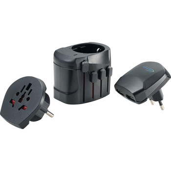 Skross PRO Plus Dual USB World Travel Adapter Skross PRO Plus Dual USB World Travel Adapter