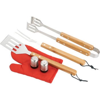 BBQ Now Apron and 3 piece BBQ Set BBQ Now Apron and 3 piece BBQ Set