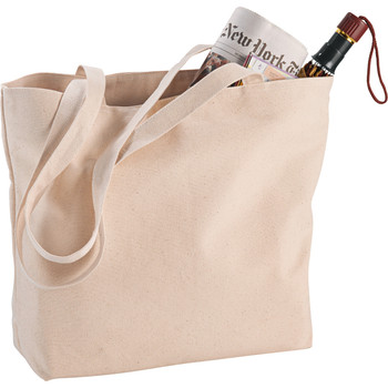 12 oz. Cotton Signature Zippered Shopper Tote | Hardgoods.ca 12 oz. Cotton Signature Zippered Shopper Tote | Hardgoods.ca