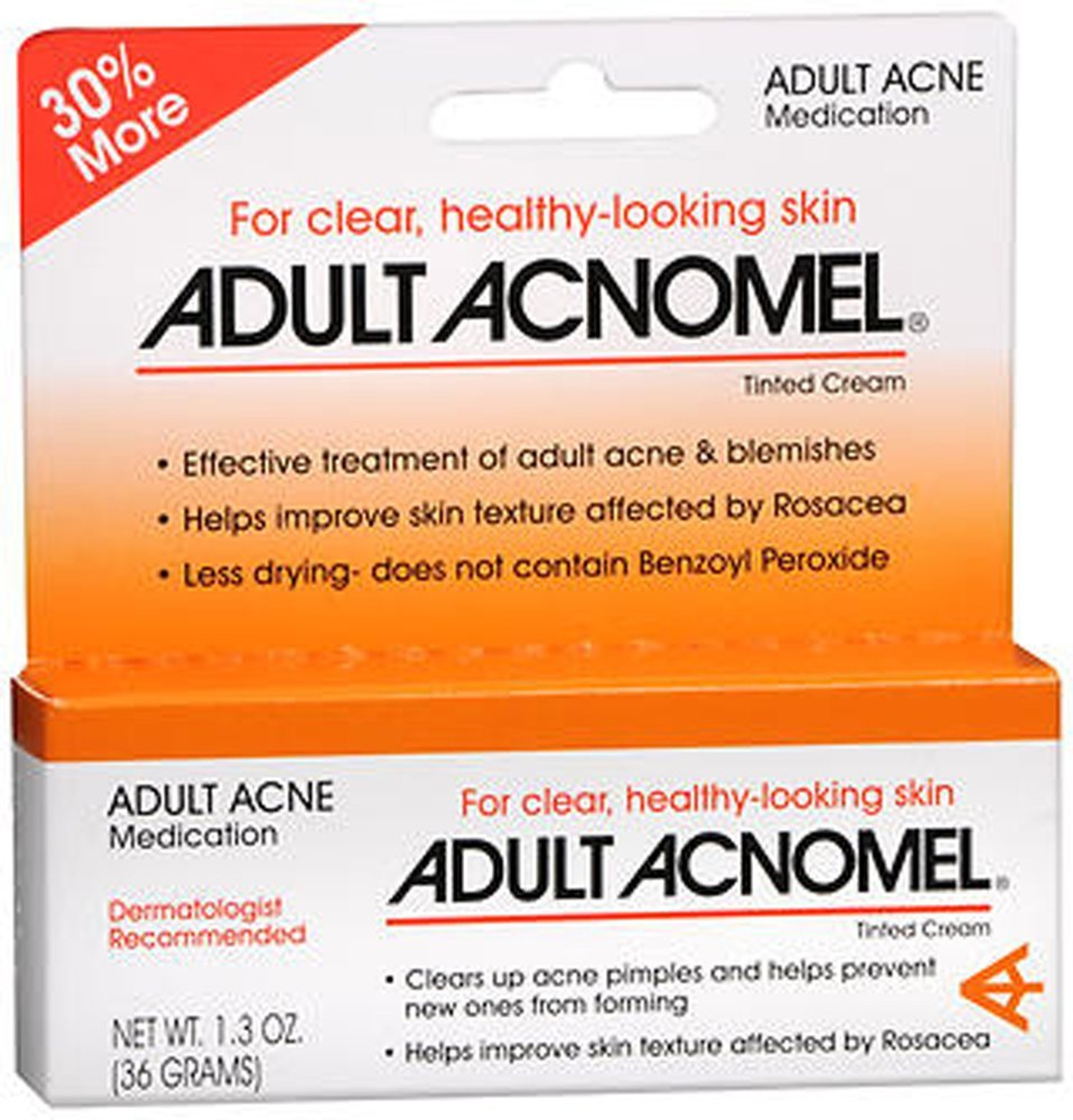 Acnomel Adult Acne Medication Tinted Cream 1 oz