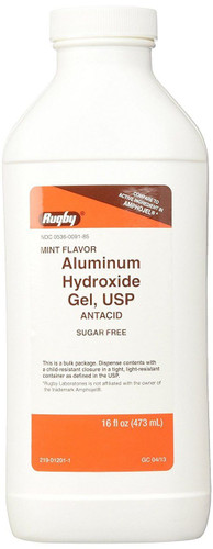 Aluminum Hydro Gel, USP 320mg/5mL 473mL by Watson Rugby