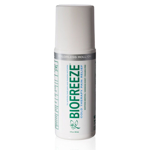 Biofreeze Roll On 2.5 Oz. Fast Acting and Long Lasting Cooling Pain Relief