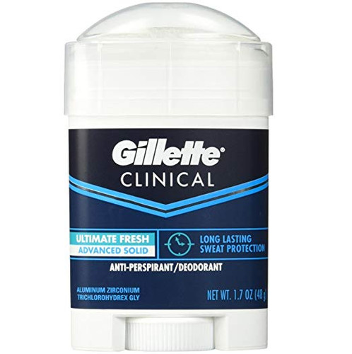 Gillette Clinical Anti-Perspirant Deodorant, Ultimate Fresh Advanced Solid 1.70 oz