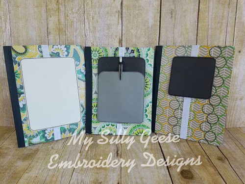 Blank Book Band Set - 4x4, 5x7 & 5x7 with pocket Blank Book Band Set - 4x4, 5x7 & 5x7 with pocket