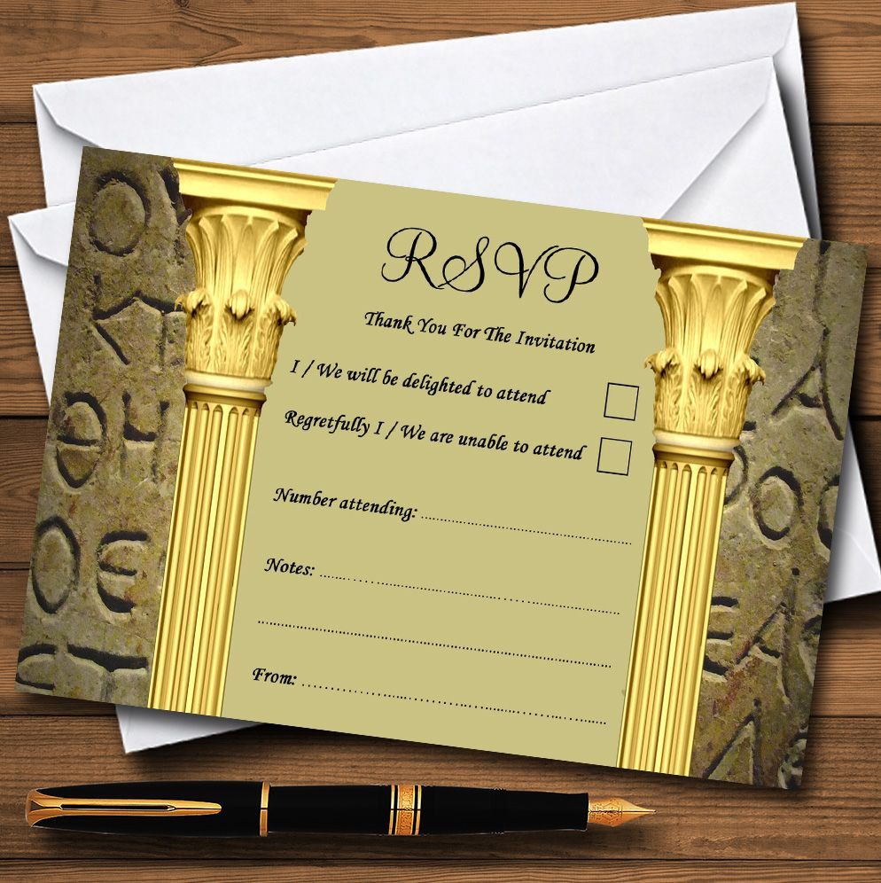 Ancient Greek Wedding Invitations 3