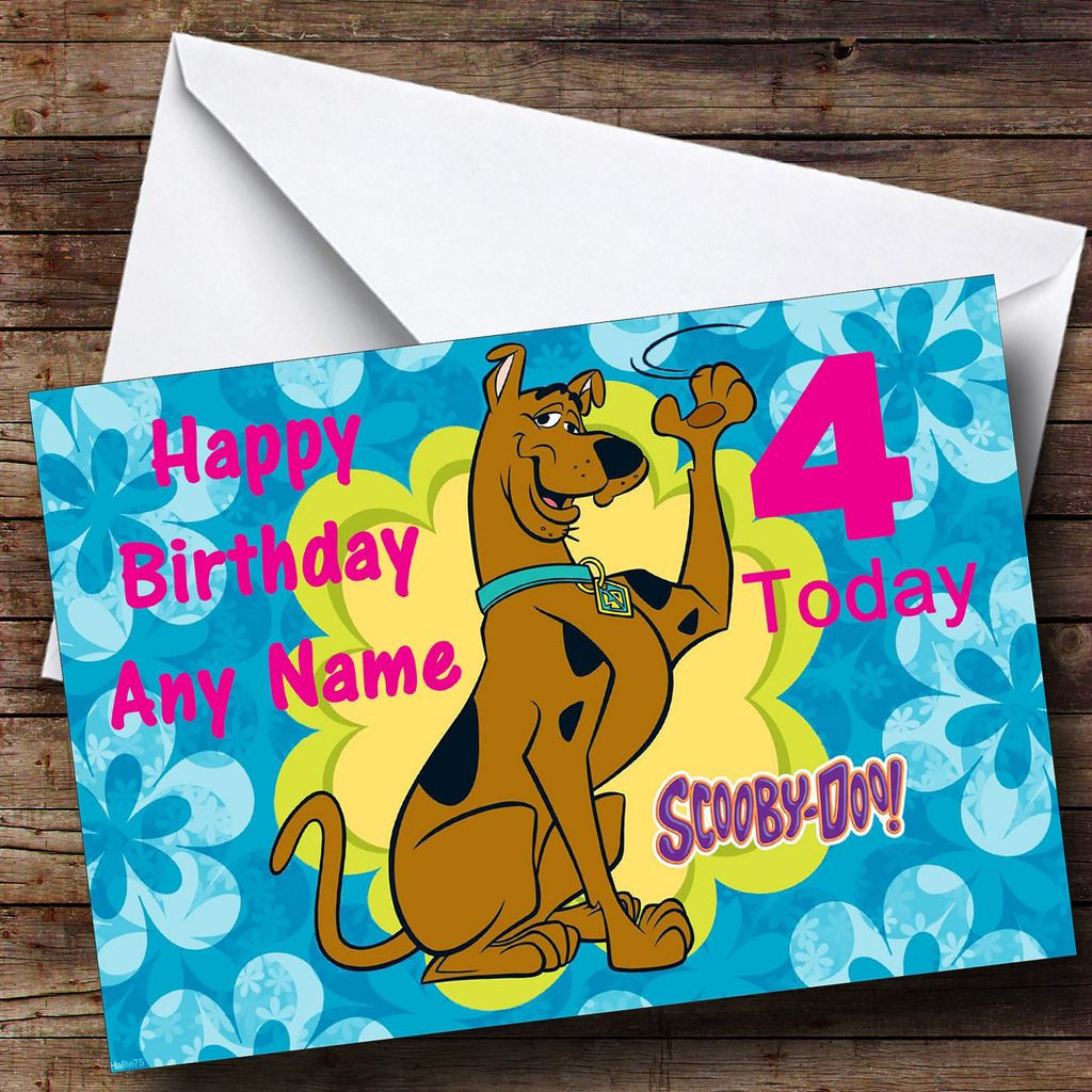 Printable Scooby Doo Birthday Cards