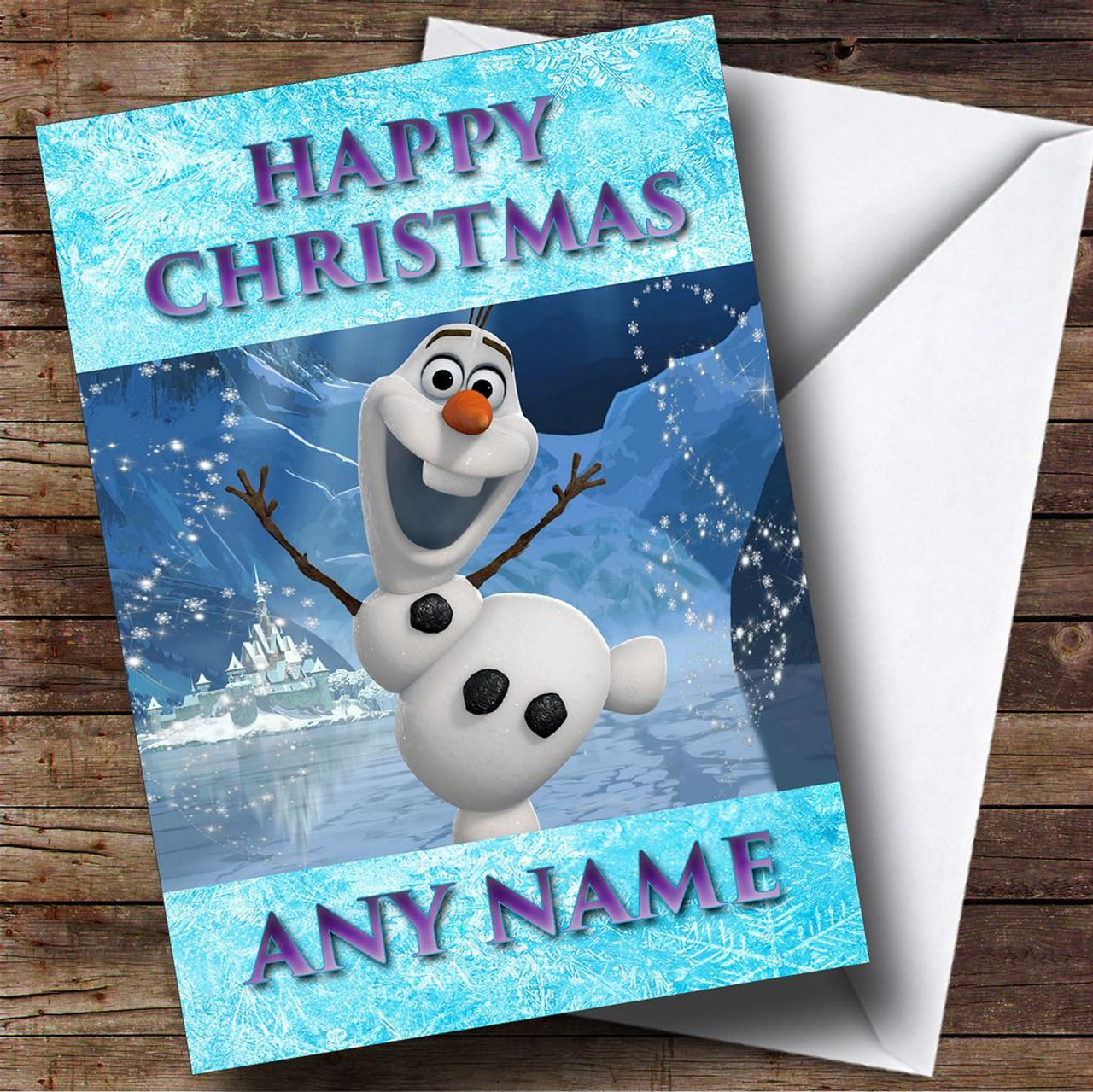 personalised olaf teddy