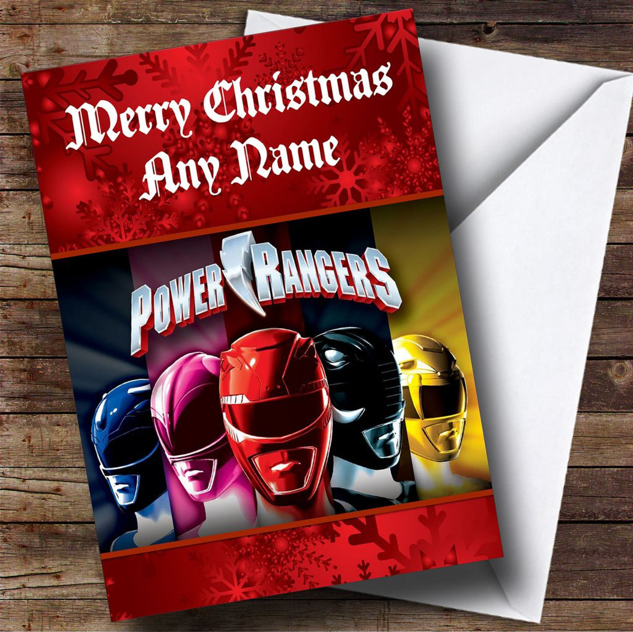 Power Ranger Christmas Wrapping Paper 