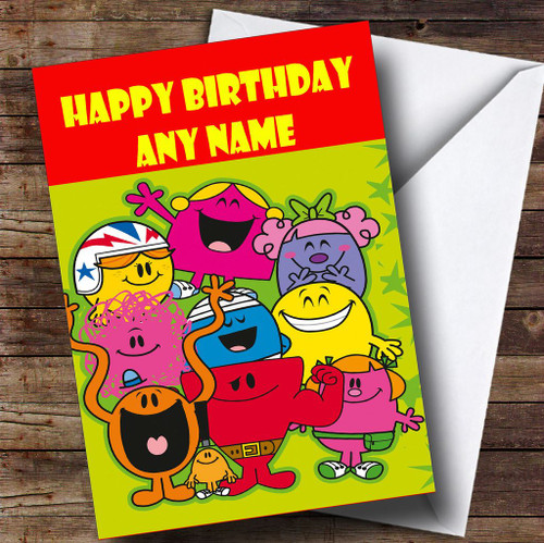 Mr Bean Personalised Birthday Card - The Card Zoo