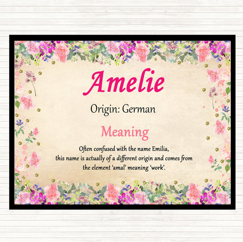 amelie name history