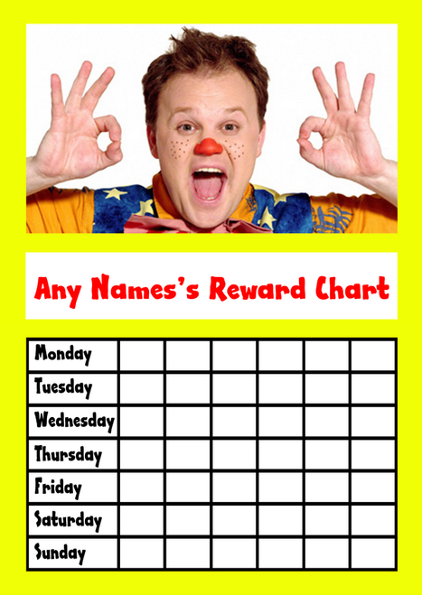 yellow mr tumble star sticker reward chart the card zoo