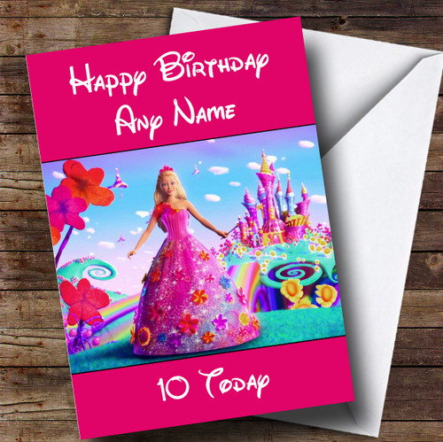 Barbie Personalised Birthday Card - The Card Zoo
