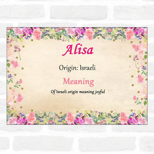 alisa name meaning