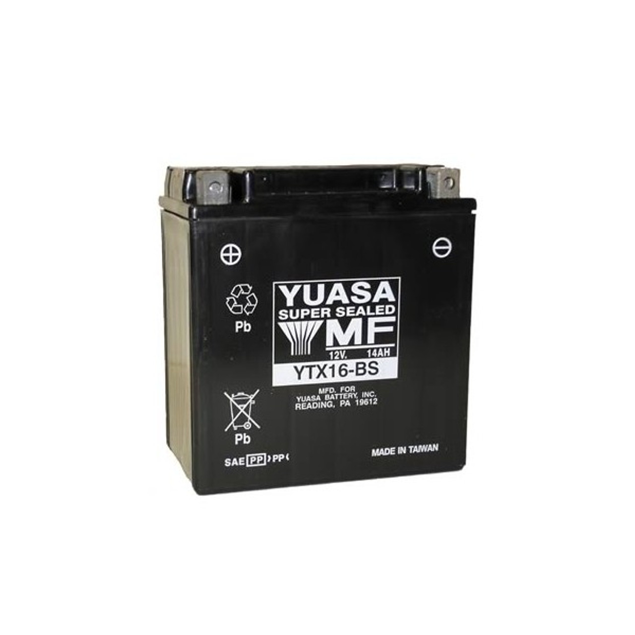 yuasa ytx16bs battery motorcycle