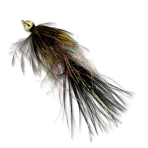 Beadhead Mini Leech - Black #8