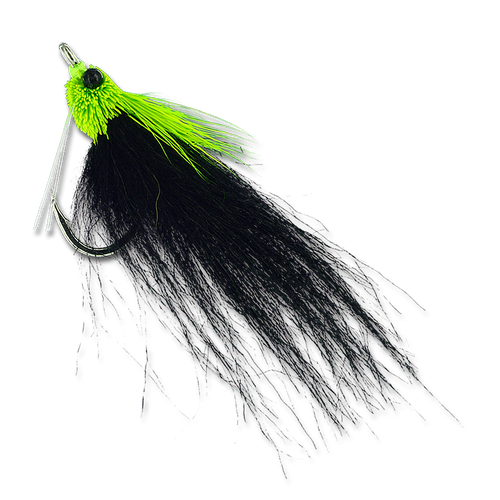 Fishalicious - Chartreuse/Black #1/0