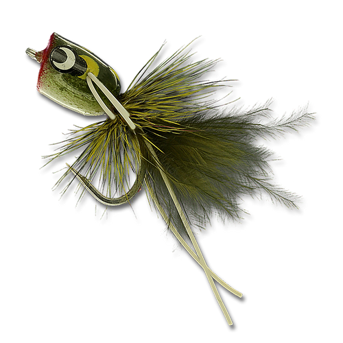 Bass & Bluegill Mini Poppers - Frog #12