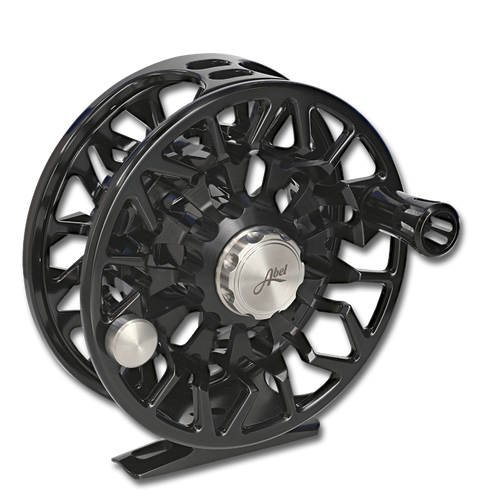 Abel SDS Fly Reel - Black (front)