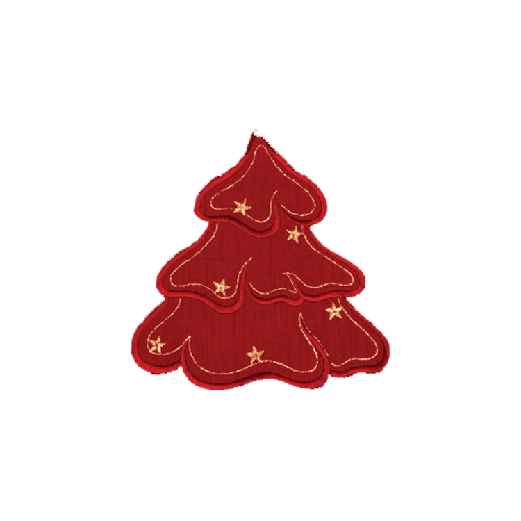 Red Trees - 5-1/2" x 5-3/4"