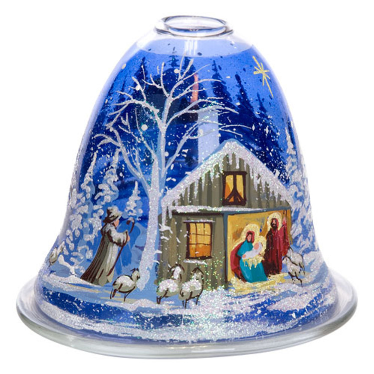 Manger Scene Tealight Candleholder