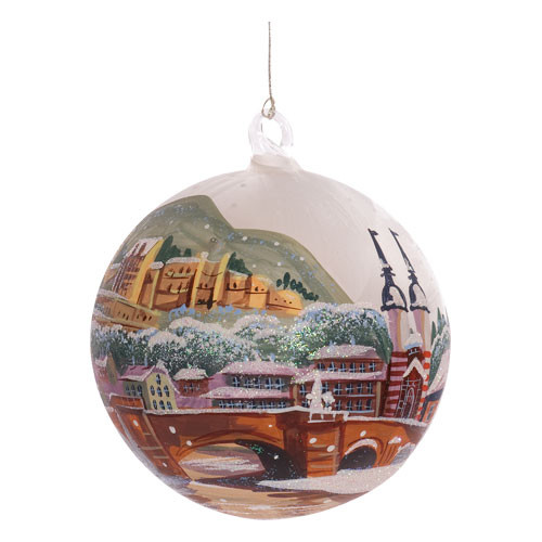 HEIDELBERG WINTER GLASS ORNAMENT
