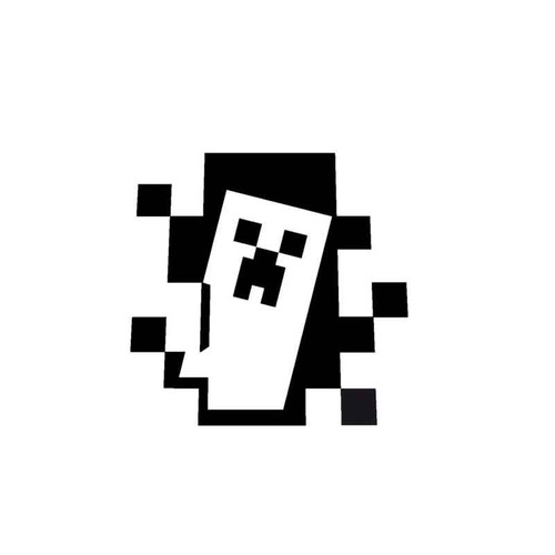 Minecraft Creeper Face Decal