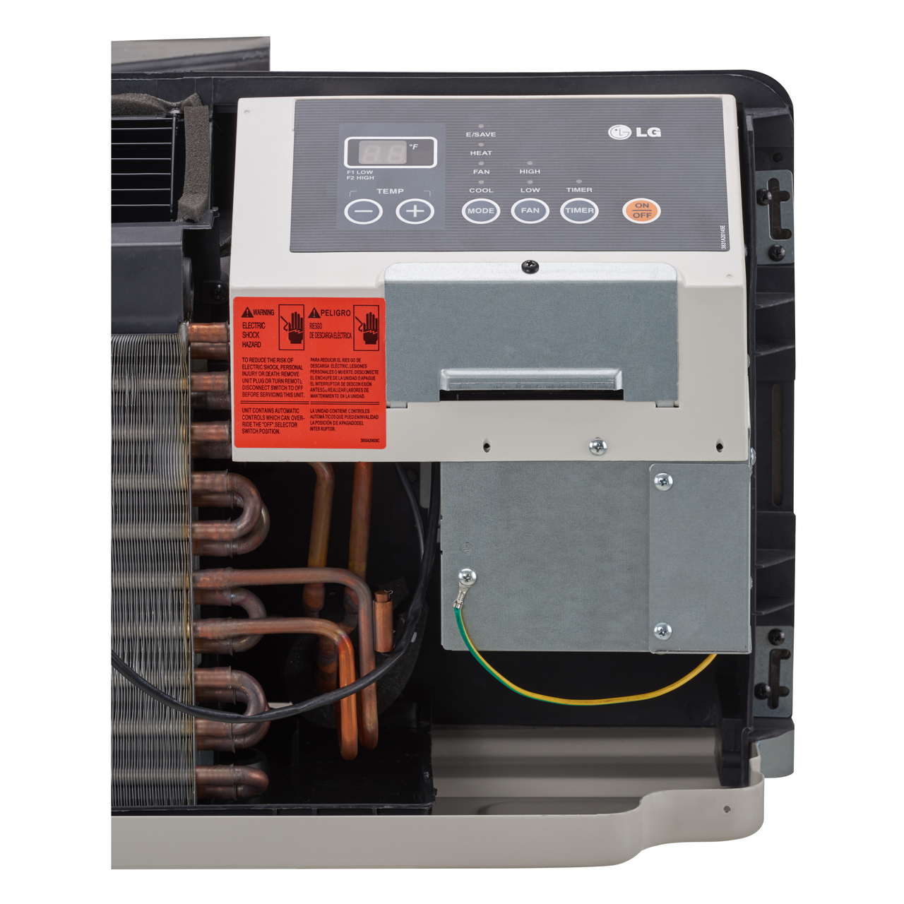 ... LG LP073HDUC 7100/7300 BTU 13.3 EER PTAC Air Conditioner with Heat Pump - 208