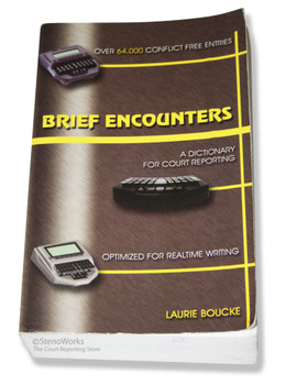 Brief Encounters A Dictionary for Court Reporting Very Good Condition Brief Encounters A Dictionary for Court Reporting Very Good Condition