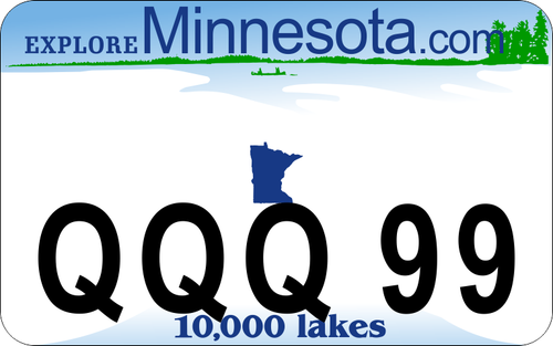 Minnesota ATV / UTV Custom License Plate Minnesota ATV / UTV Custom License Plate
