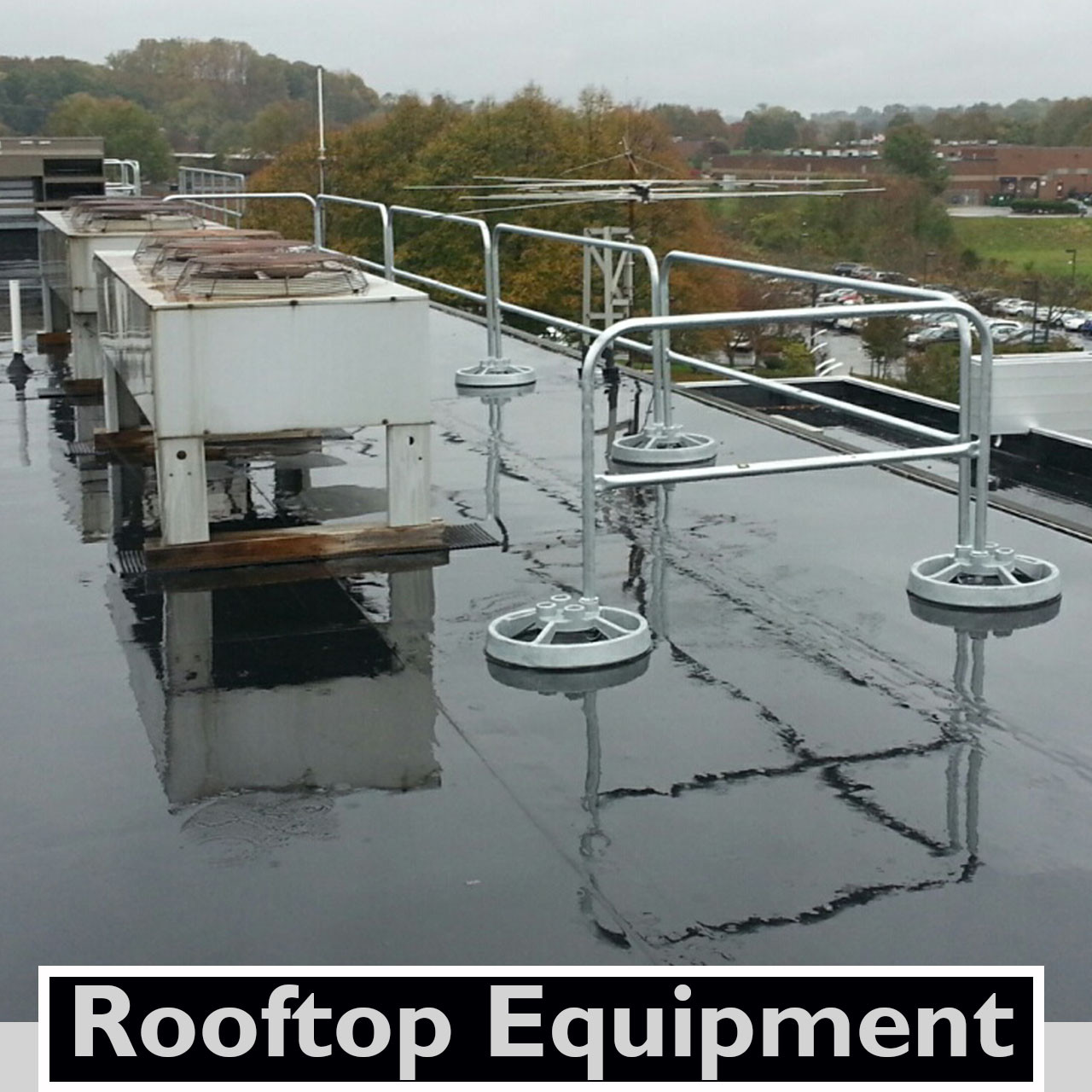 Roof Safety Fall Protection Railing Guardrail Systems Safety Rail Company