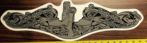 Dolphins, 24" decal
Silver Submarine Dolphins
Enlisted