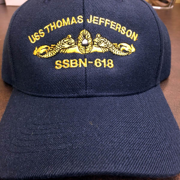 Custom Submarine Embroidery
