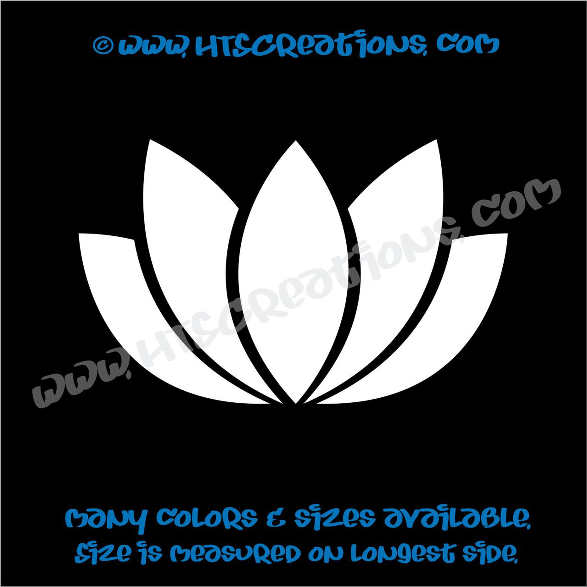 yoga lotus flower om ohm aum namaste symbol spiritual vinyl decal