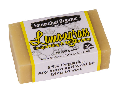 Lemongrass Organic Soap - 4 oz Bar