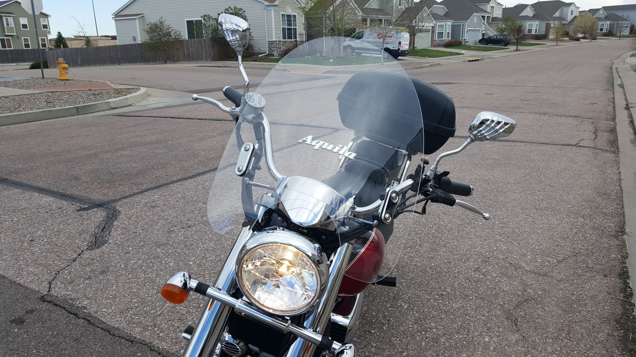 Hyosung GV250 Windshield - Whygostock.com