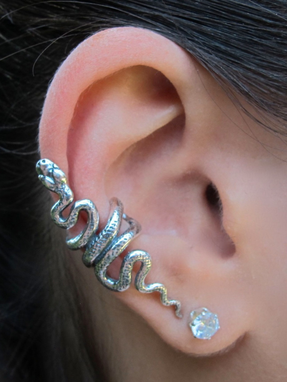 Snake Ear Cuff Jewelry Snake Ear Cuff Silver